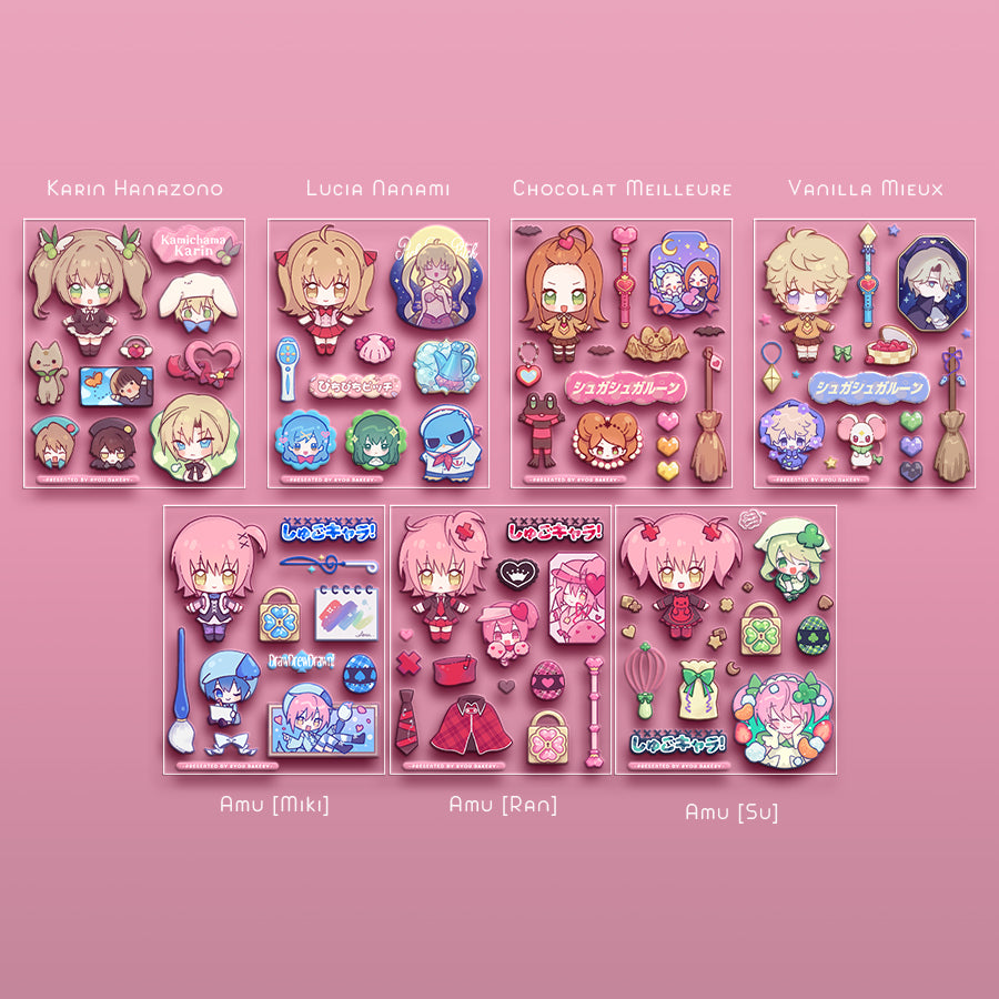 Magical Girl Sticker Sheet