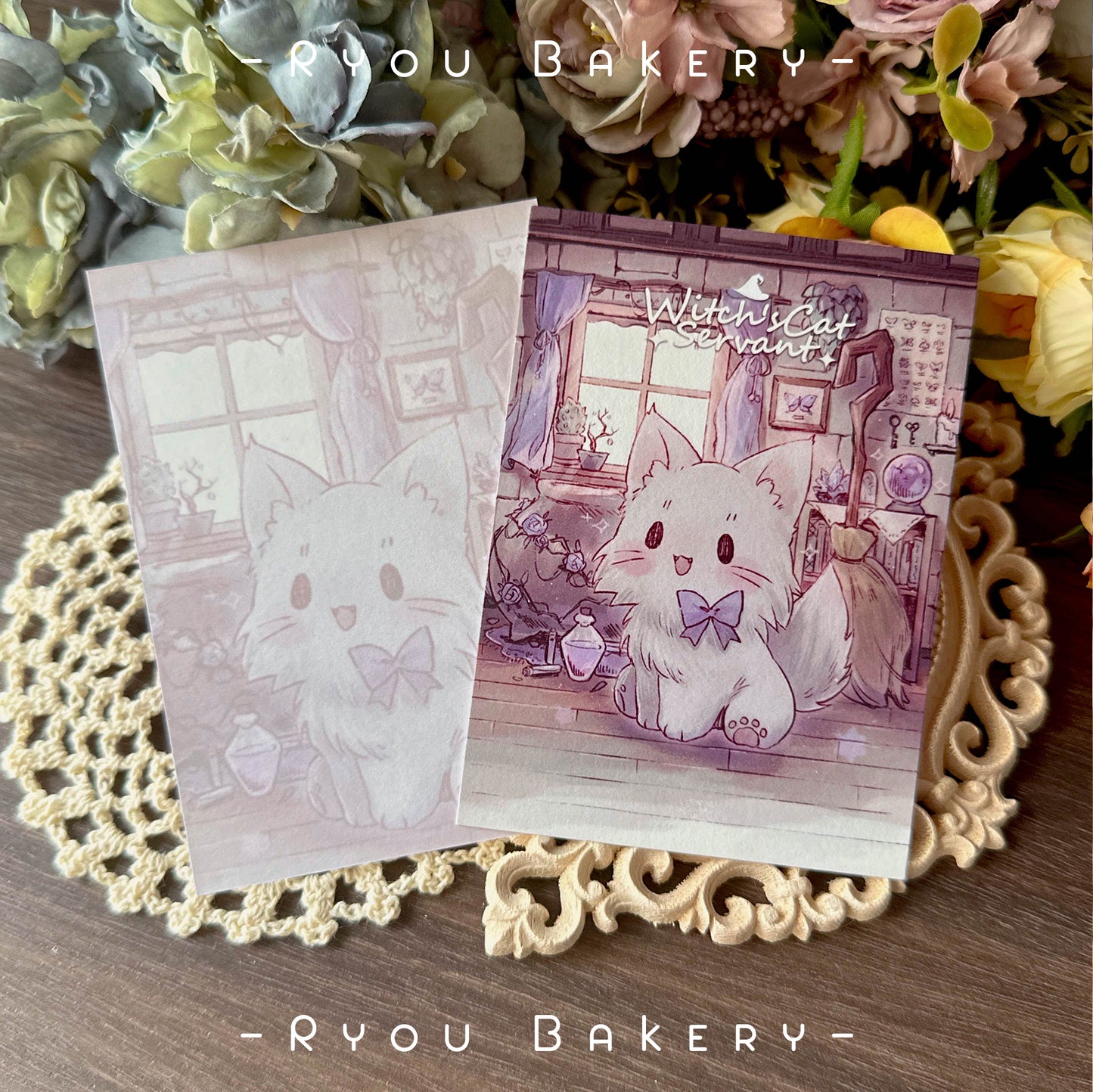 Witch's Cat Servant Postcard