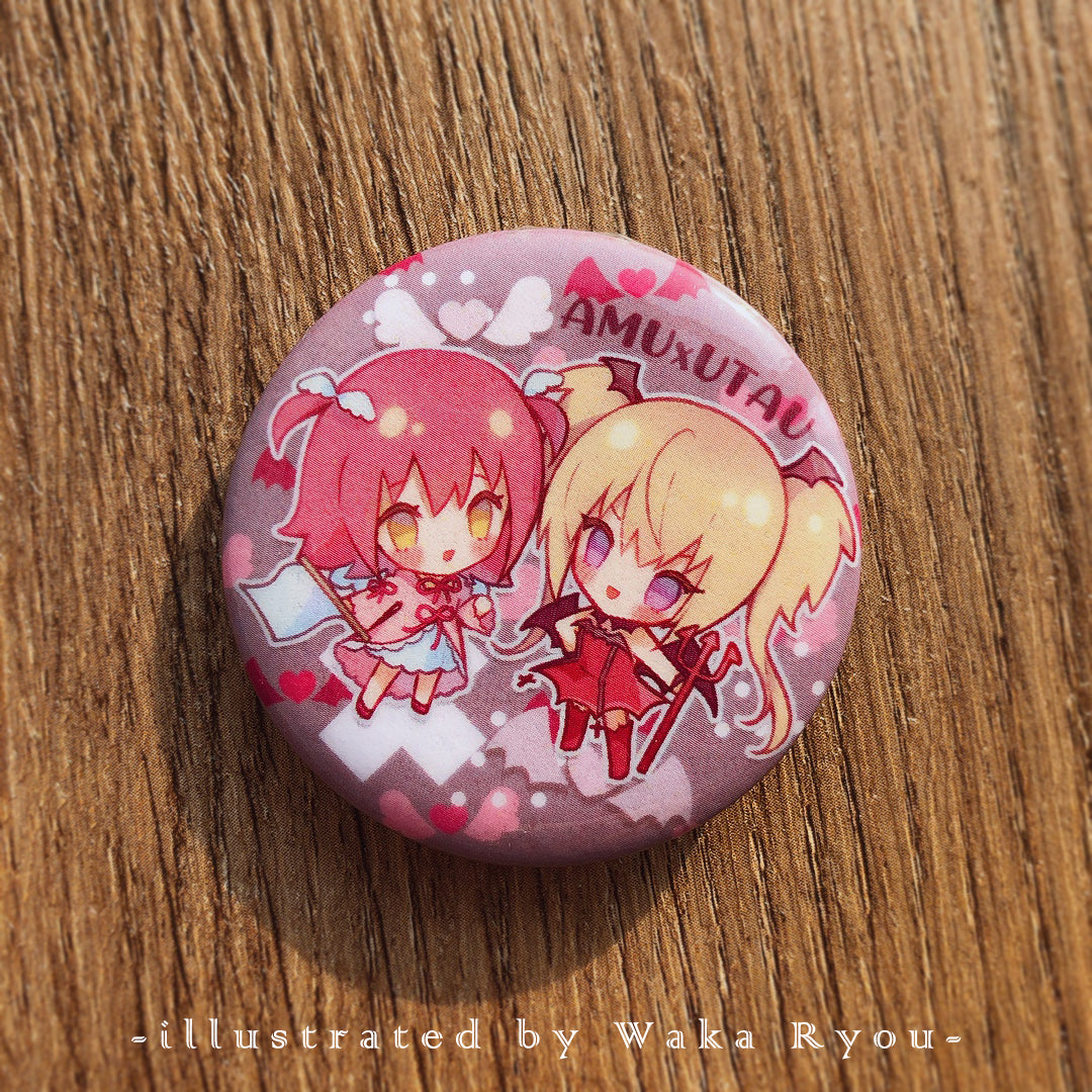 Shugo Chara Angel & Devil Badge
