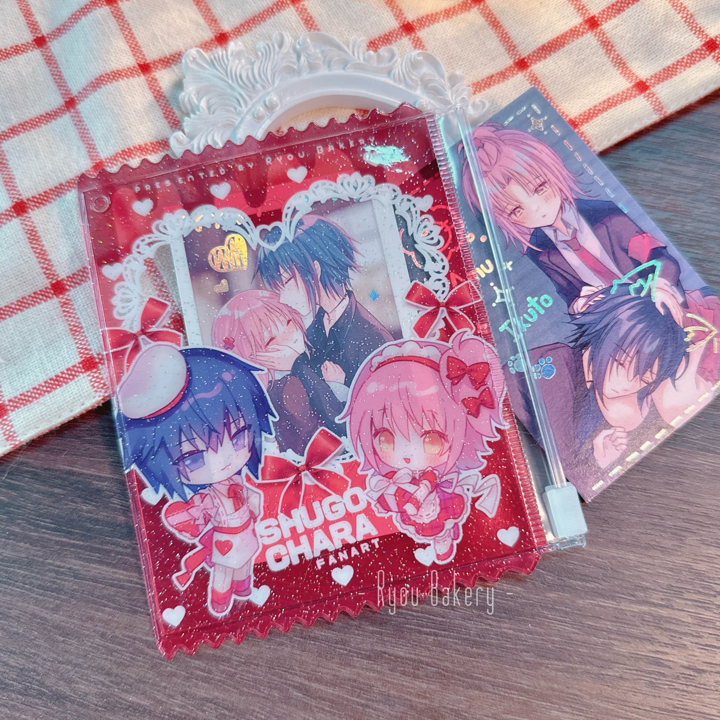 Shugo Chara Ikuto & Amu PVC Zipper Pouch
