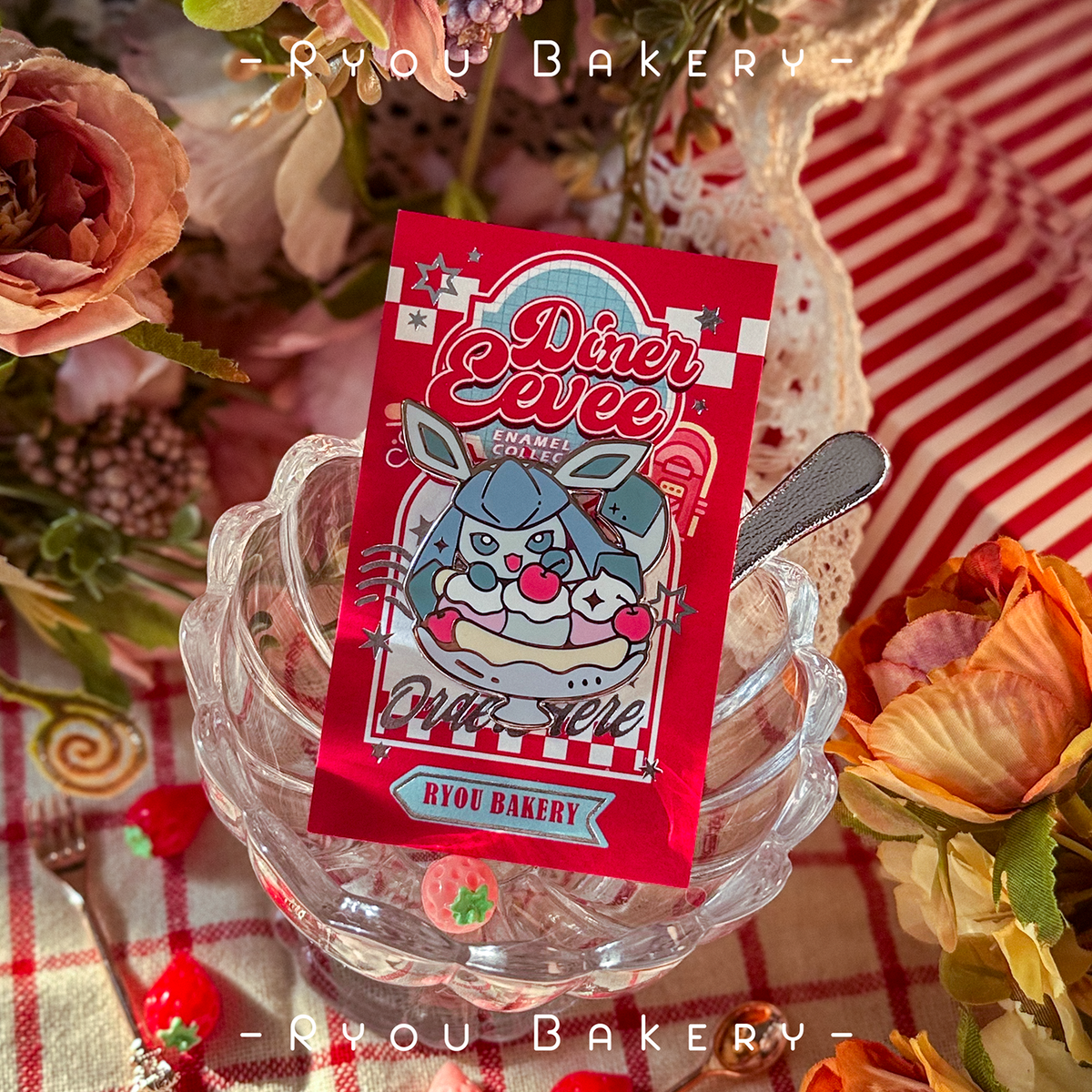 Diner Treats Enamel Pin Collection - Glaceon