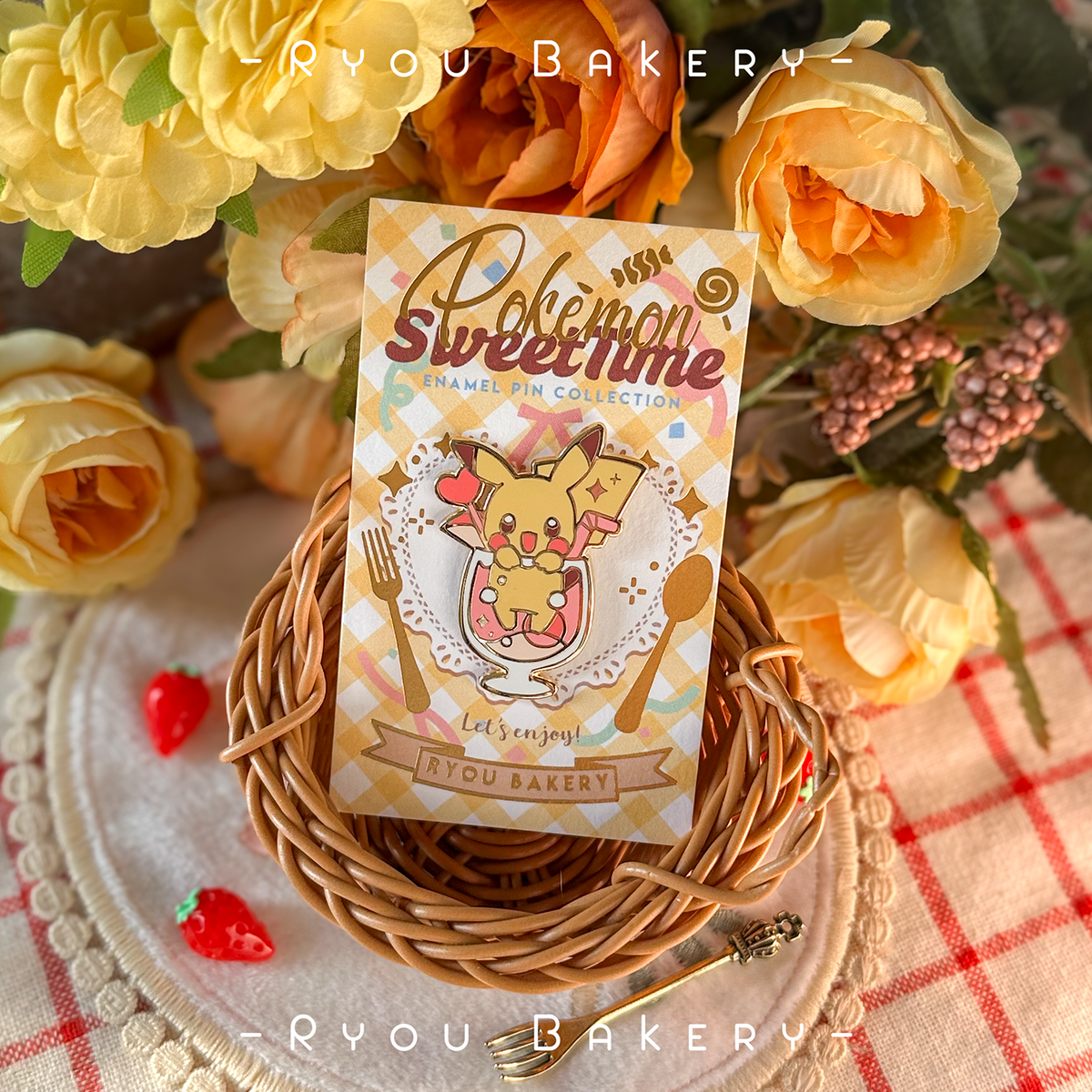 Sweet Time Pokémon Enamel Pin Collection - Pikachu