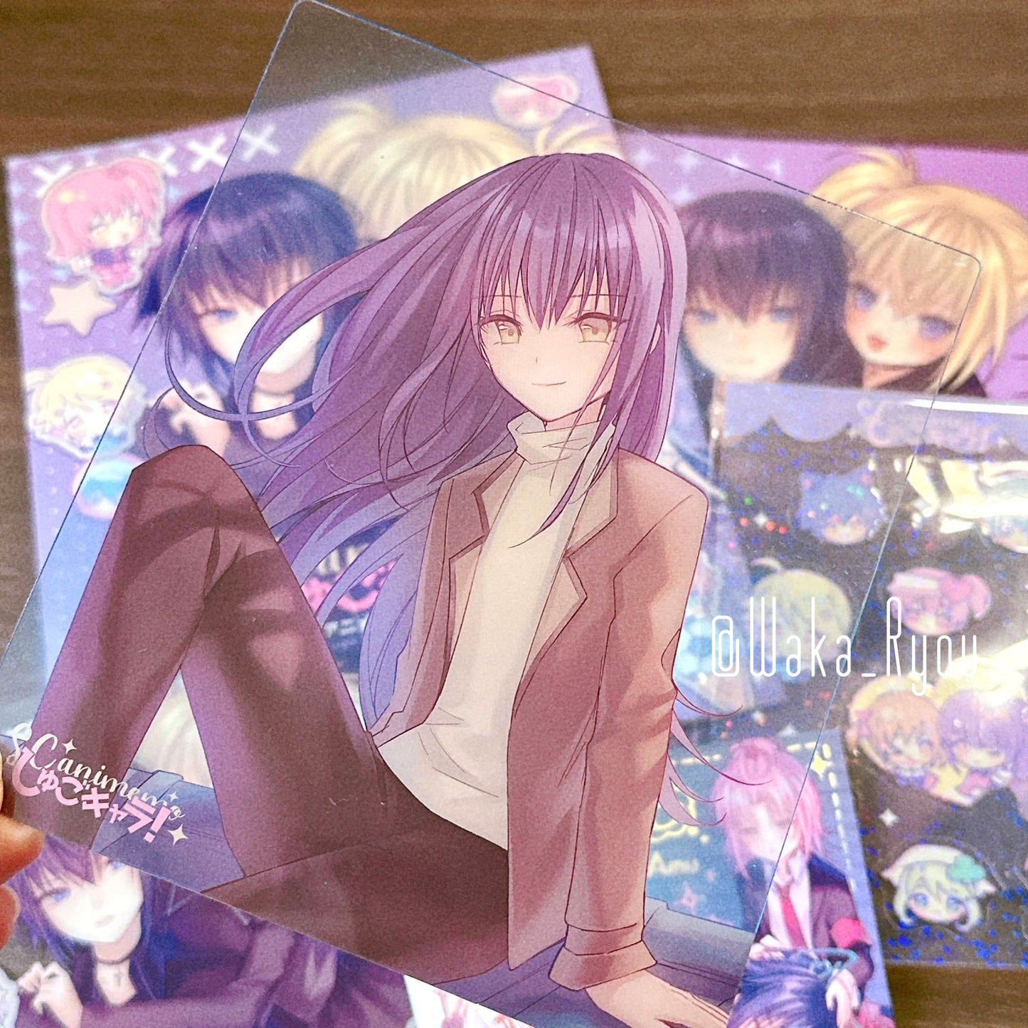 Shugo Chara Doujinshi《SC.animemo》illustration book Full set with goods