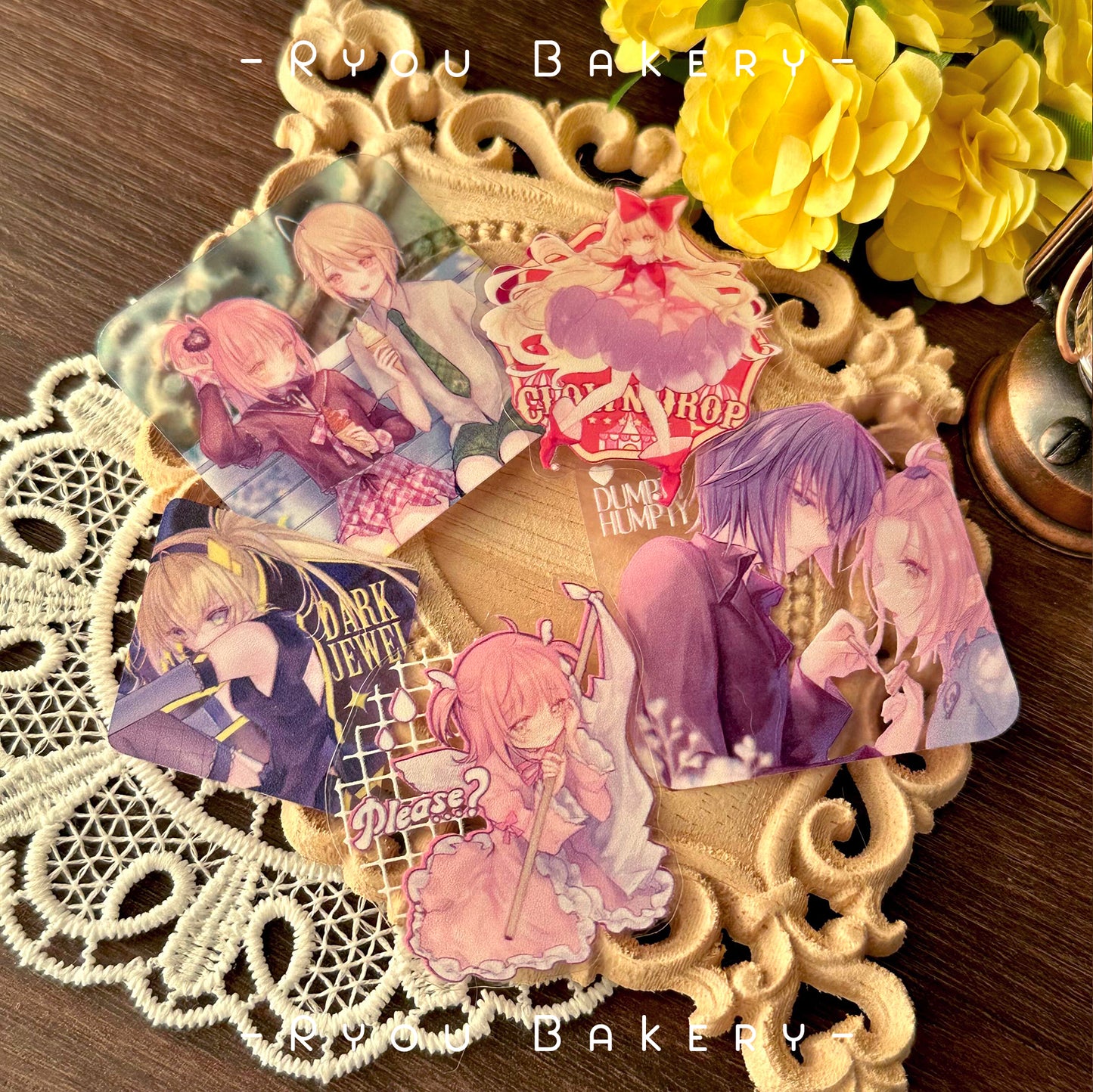 Shugo Chara Doujinshi《SC.animemo2》illustration book Full set with goods