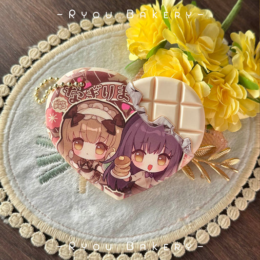Shugo Chara Nagihiko & Rima Chocolate Keychain