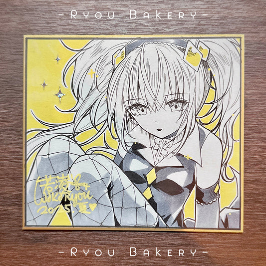Hand Drawn Shikishi : Utau [Dark Jewel]