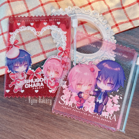 Shugo Chara Ikuto & Amu PVC Zipper Pouch