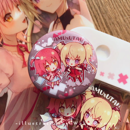 Shugo Chara Angel & Devil Badge