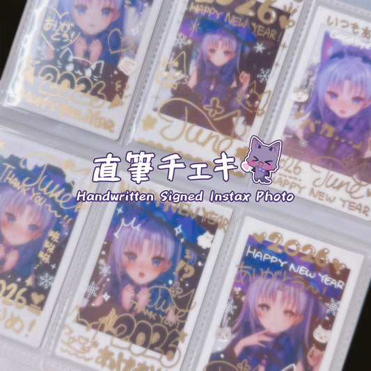 Togatsuki June Handwritten Signed Instax Photo