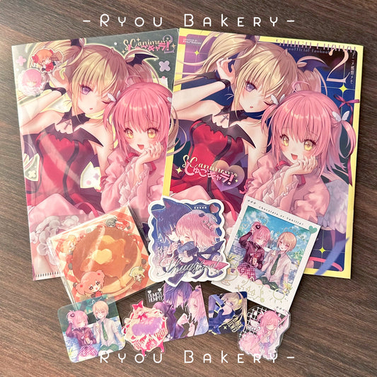 Shugo Chara Doujinshi《SC.animemo2》illustration book Full set with goods