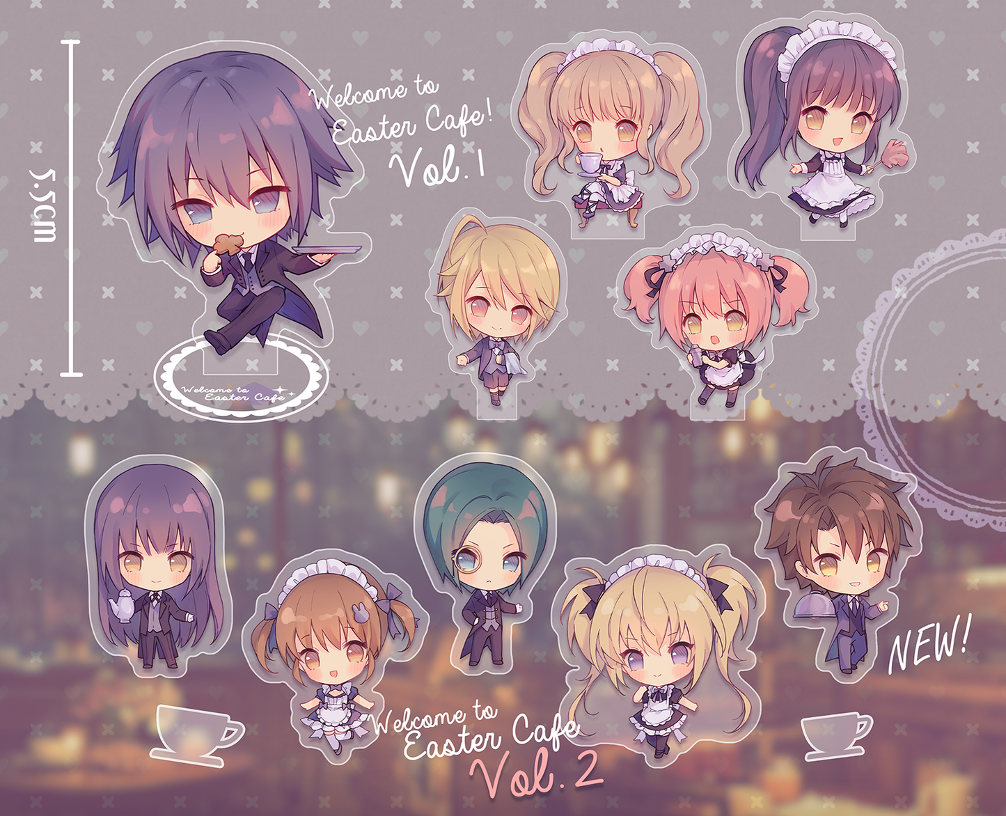 Shugo Chara Maid & Butler Acrylic Stand