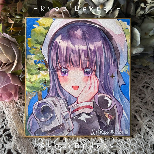 Hand Drawn Shikishi : Tomoyo Daidouji | Watercolour