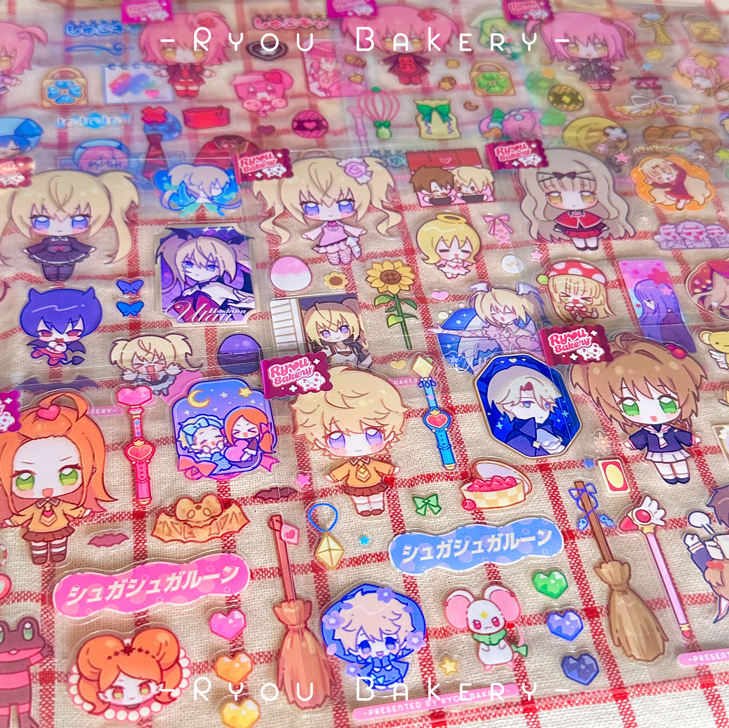 魔法少女半切貼紙