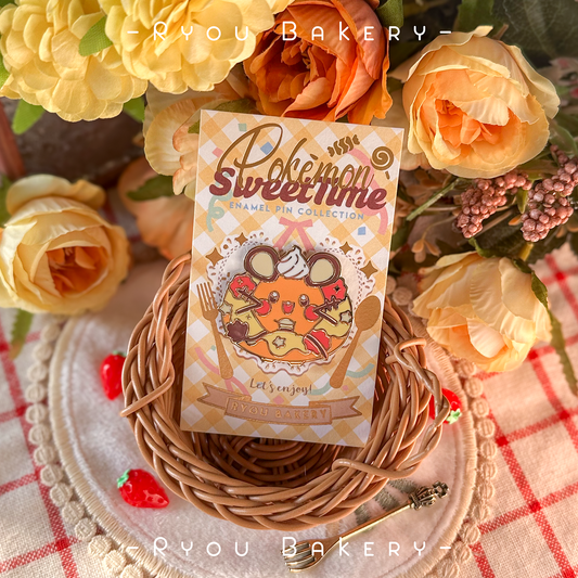 Sweet Time Pokémon Enamel Pin Collection - Dedenne