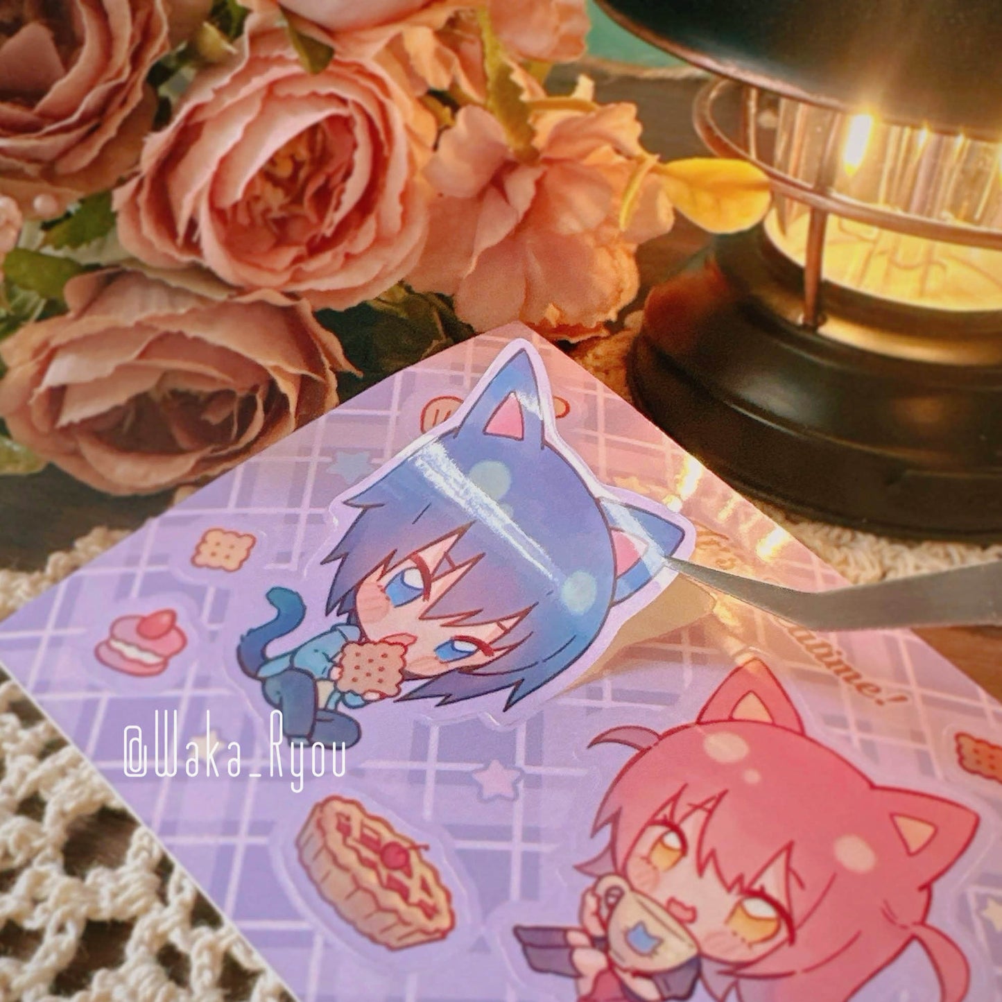 Shugo Chara Ikuto Amu Sticker sheet