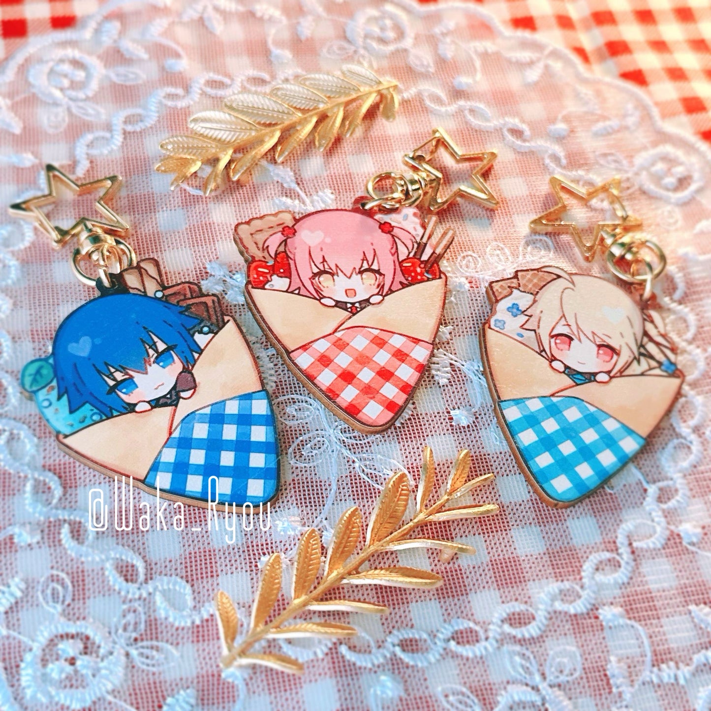 Shugo Crepe Wood Charms