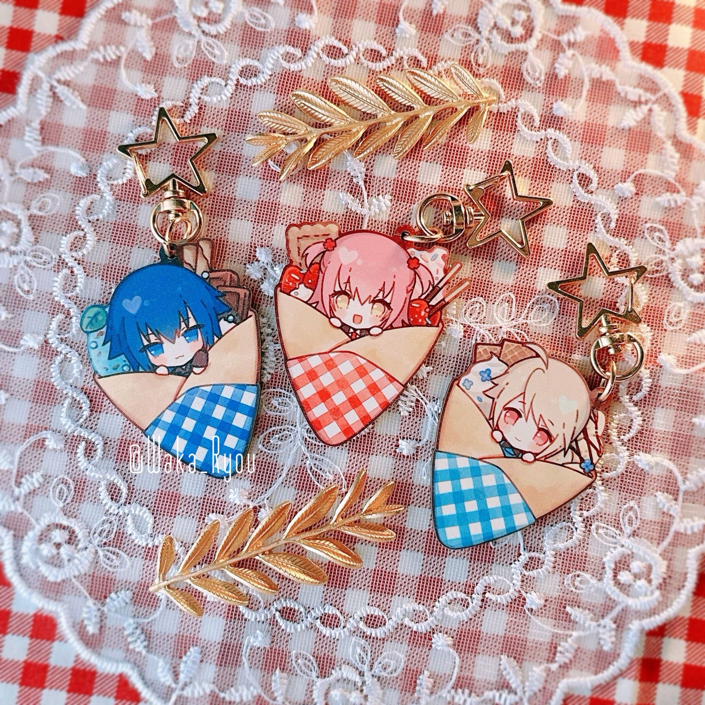 Shugo Crepe Wood Charms