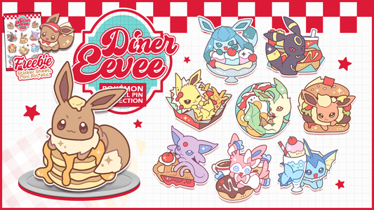 【Pre-order】Diner Treats Enamel Pin Collection