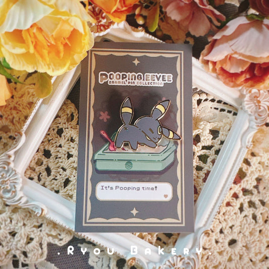 Pokemon Pooping Umbreon Enamel Pin