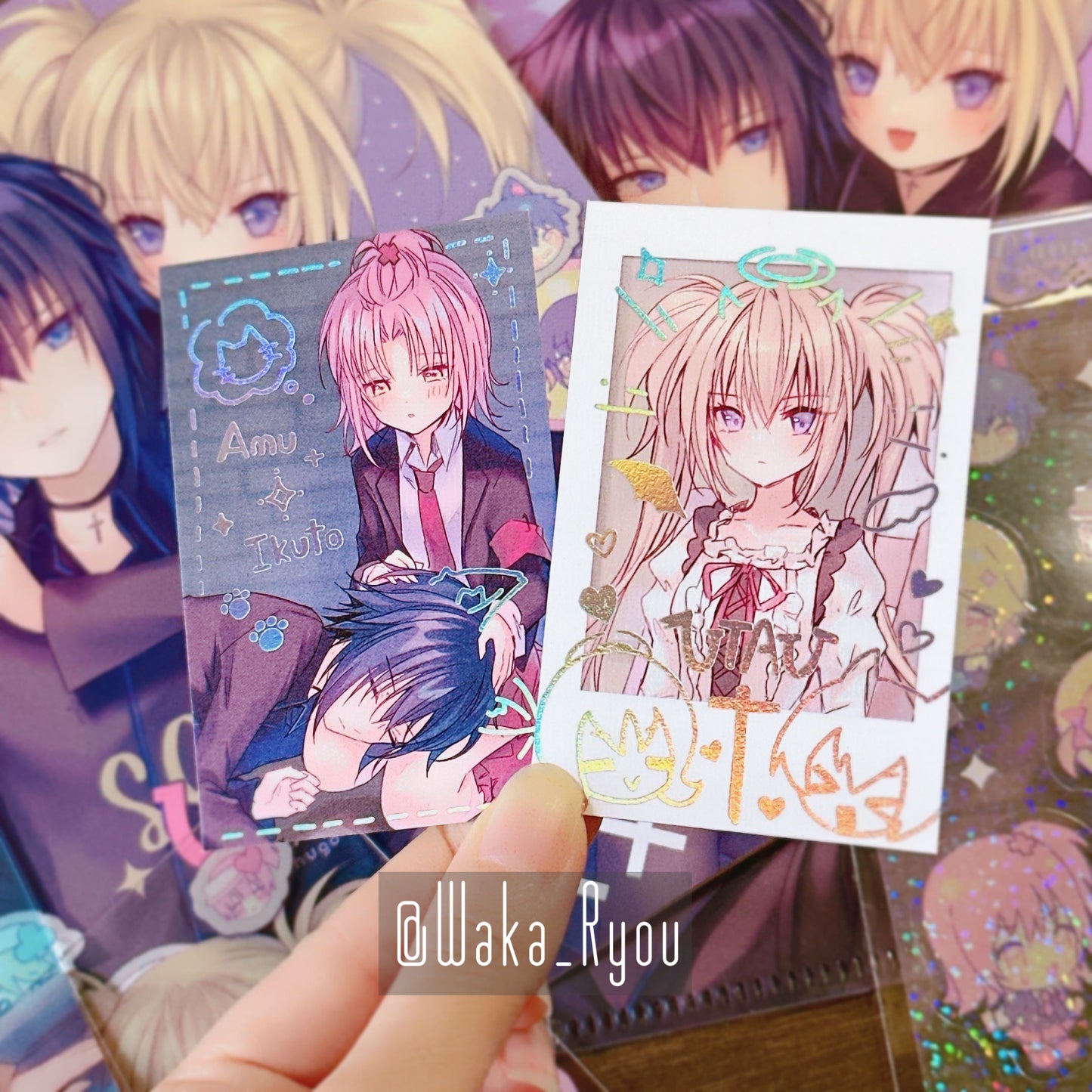 Shugo Chara Doujinshi《SC.animemo》illustration book Full set with goods